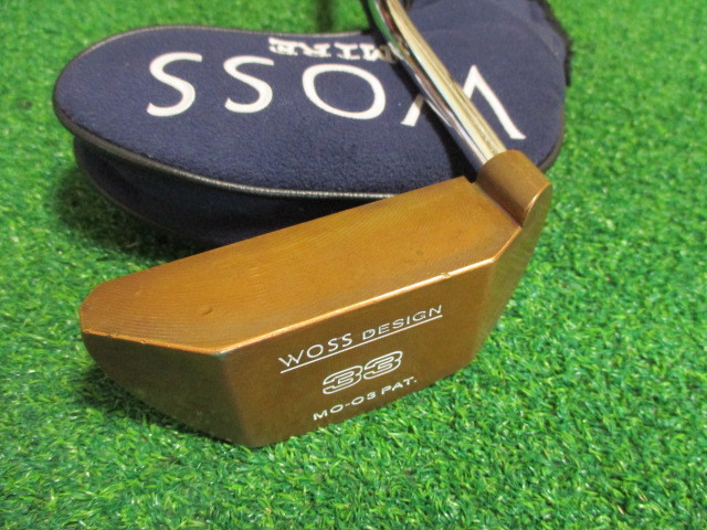 送料無料，大得価 訳あり WOSS DESIGN ３３ ３５インチパター スチール(WOSS)｜売買されたオークション情報、yahooの商品情報をアーカイブ公開 - オークファン 男性右きき用