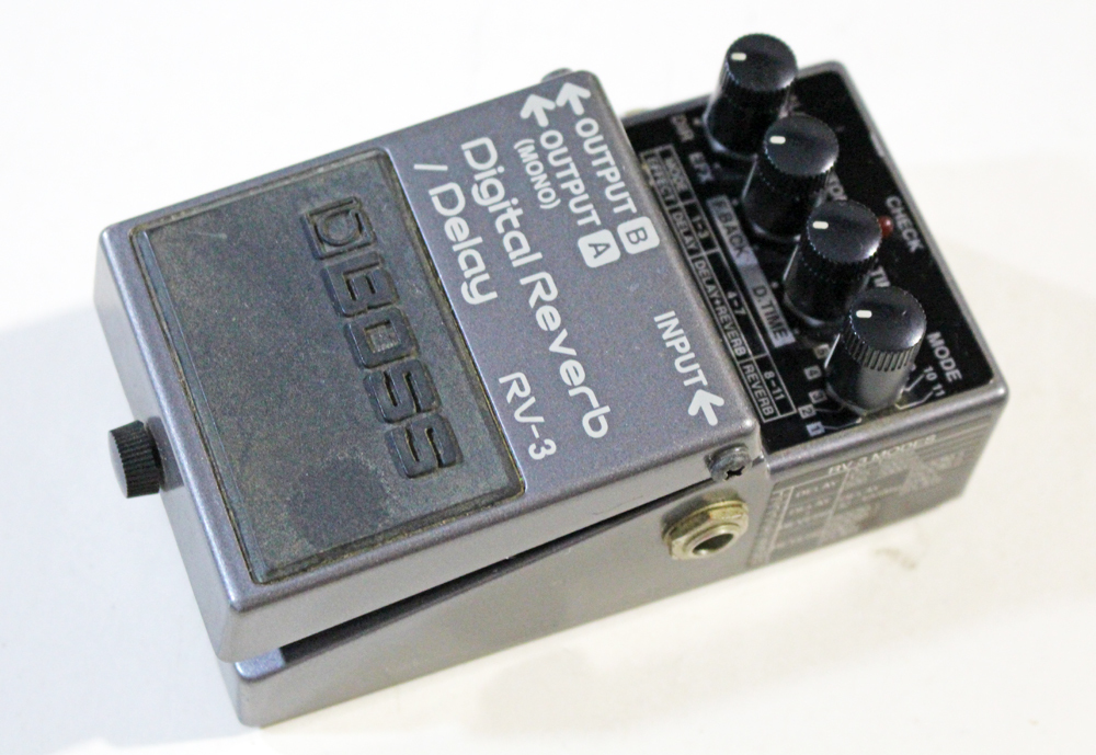 【BOSS】RV-3 Digital Reverb/Delay（デジタル・リバーブ＆ディレイ）ディレイ・リバーブ同時がけが可能 USED RV-3 BOSS Digital Review リバーブ Delay（デジタルリバーブ