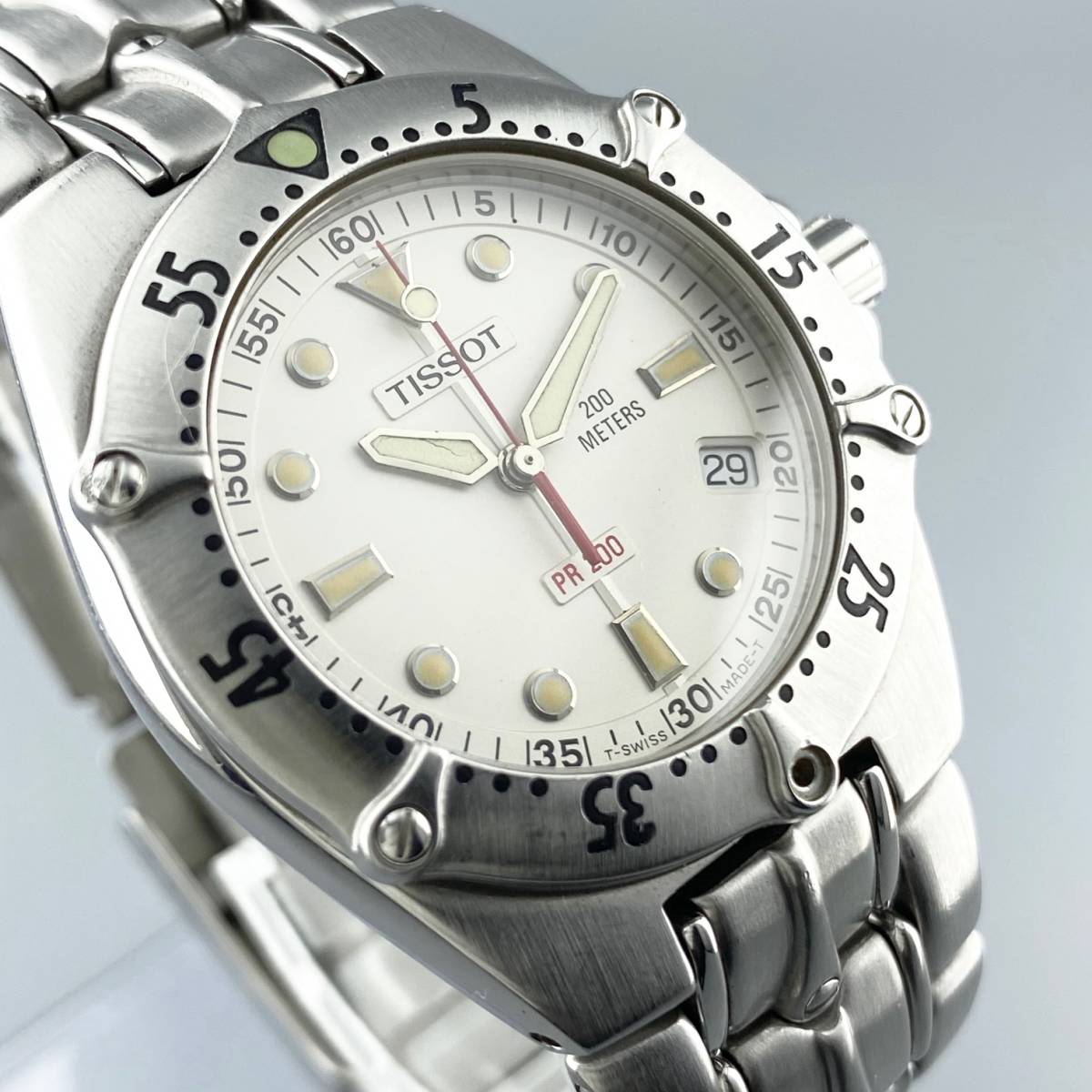 メンズ腕時計 稼動品 TISSOT ティソ PR200 200m クロノグラフ 腕時計