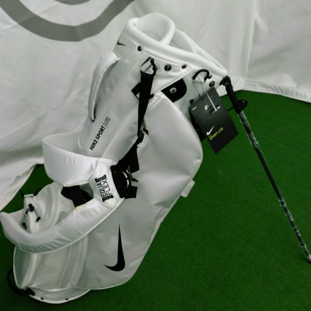 2026，定番 08 キャディバッグ 価格 ナイキ/スポーツライト スタンドバッグ US/ホワイトブラック/8.5型(NIKE)｜売買されたオークション情報、yahooの商品情報をアーカイブ公開 - オークファン キャディバッグ