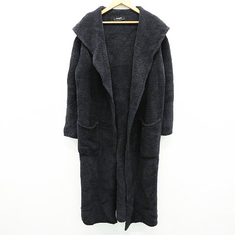 即決】CIVIDINI チヴィディーニ ロングカーディガン カシミヤ ブラック 