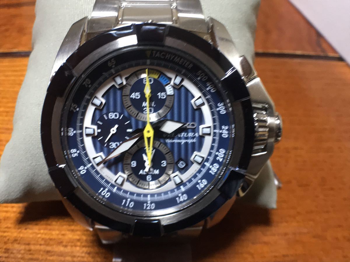 SNAE19P1 Velatura | Seiko Chronograph Watch Alarm Quartz Купить 