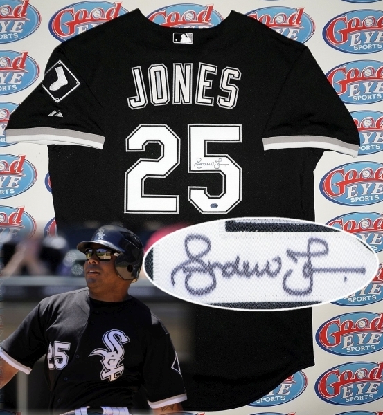ありがとう！オオタニ GE☆元楽天・アンドリュー・ジョーンズ直筆サイン2010年MLBホワイト