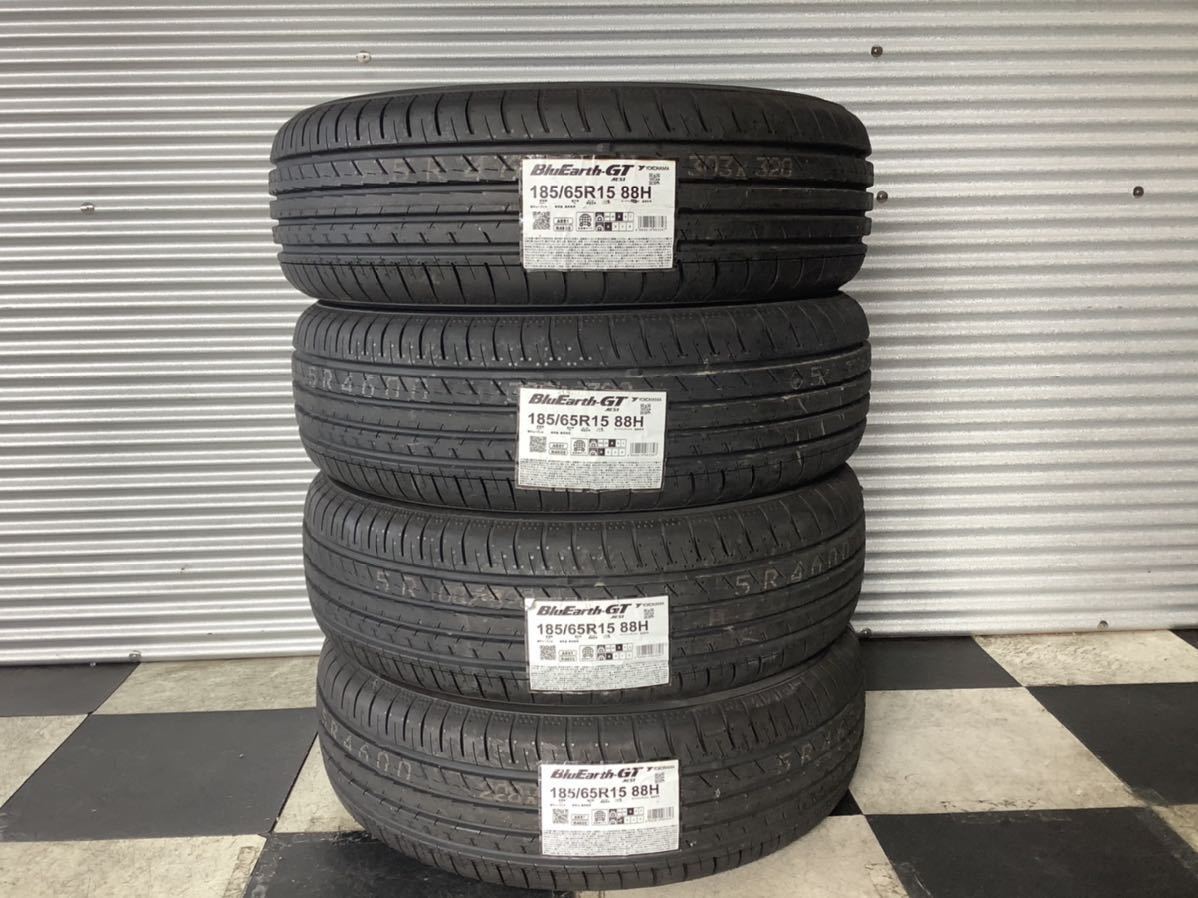 □新品タイヤ4本[185/65R15]2019年製□YOKOHAMA BluEarth-GT AE51□
