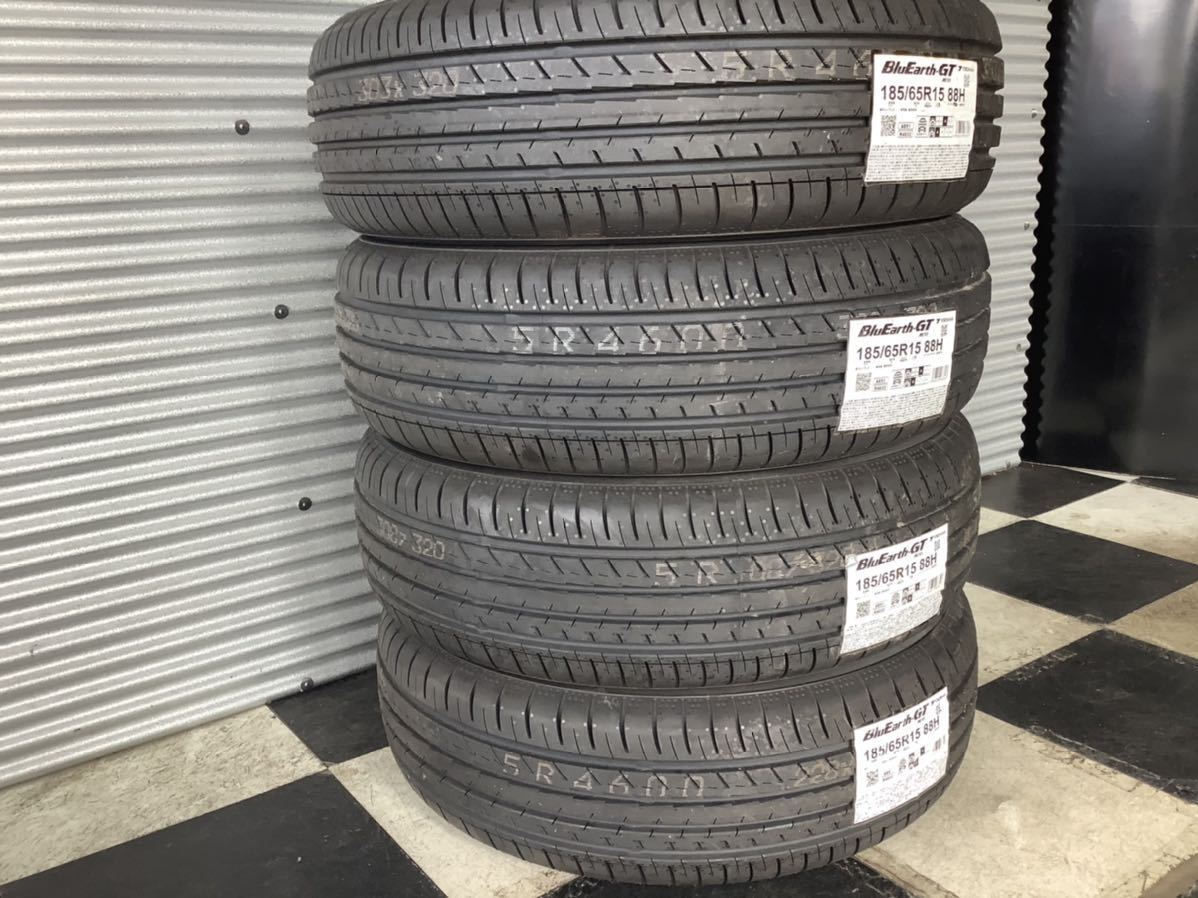 □新品タイヤ4本[185/65R15]2019年製□YOKOHAMA BluEarth-GT AE51□