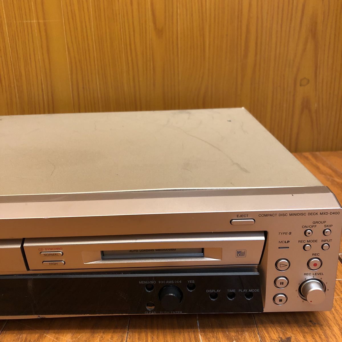 SONY☆MXD-D400☆CD/MDデッキ☆コンパクトディスク☆ミニディスク