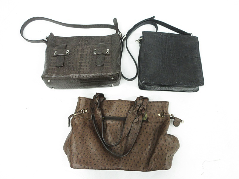 ［ともな］7点おまとめご購入品 01 07-335740-22 [Y] coco christy 他 オーストリッチ クロコダイル