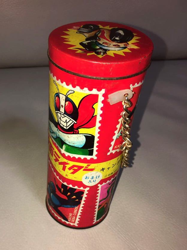 カンロ 仮面ライダー キャンデー 缶 昭和レトロ 検索 ソフビ 石ノ森 