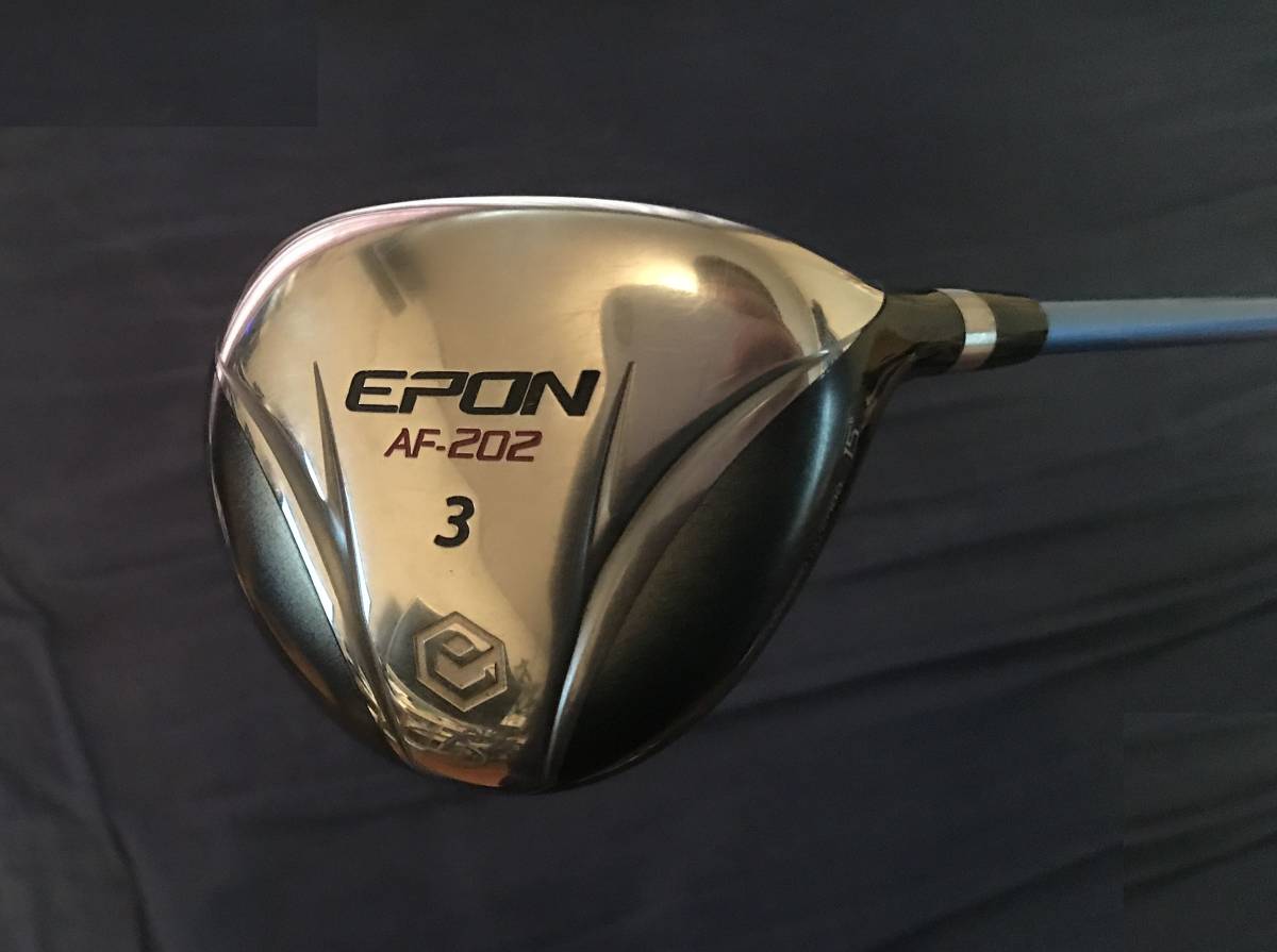 【定番，低価】 爆飛び 名器EPONエポンAF-202 3W 正規品 レア エボV FW50S 超(フェアウェイウッド)｜売買されたオークション情報、yahooの商品情報をアーカイブ公開 - オークファン 男性右きき用