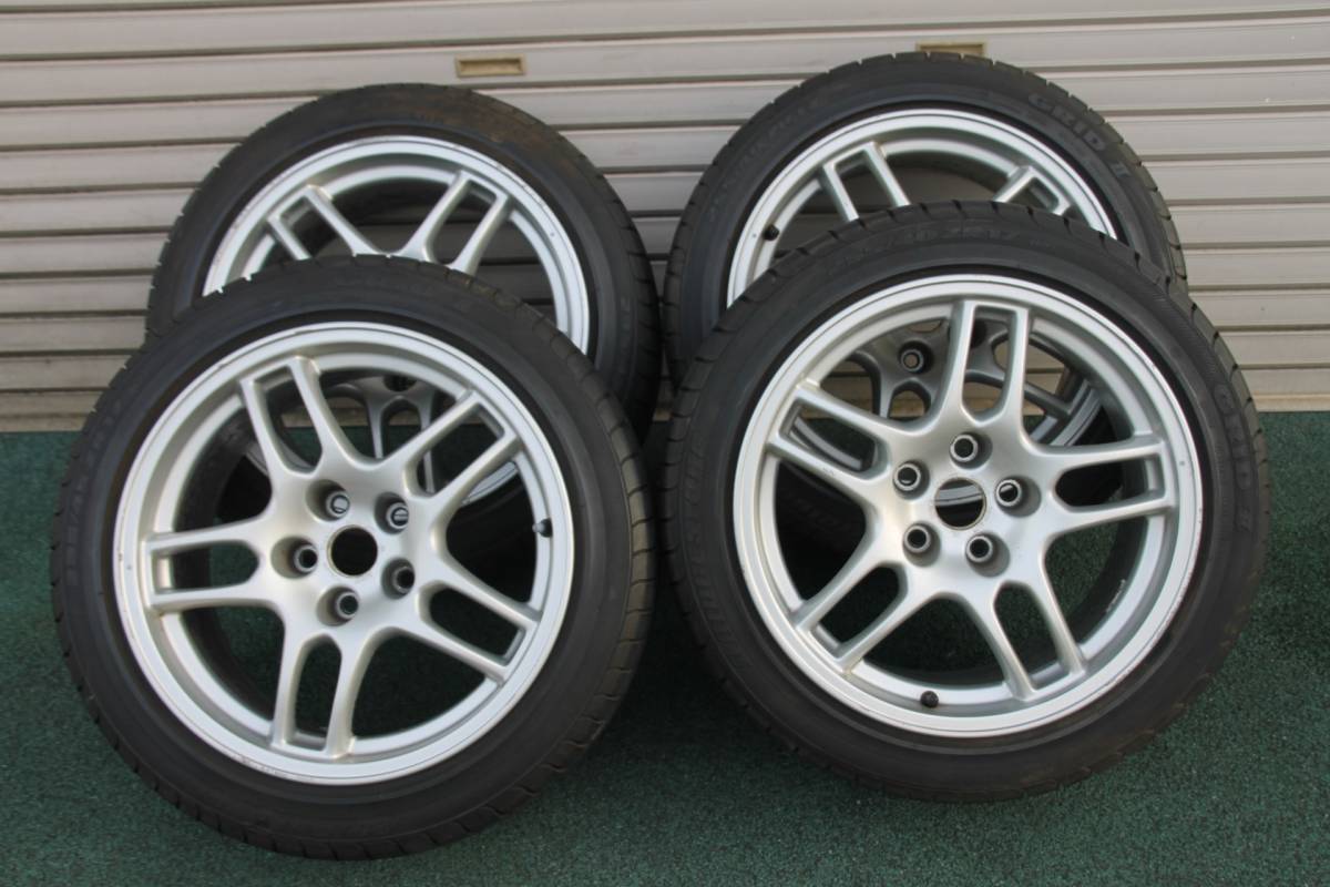 青*木様 r33純正ホイール 17インチ 9j 114.3 +30 ドリケツ 日産 R33 GT