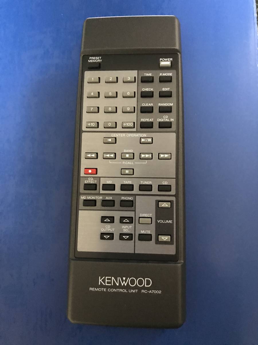 KENWOOD リモコン RC-A1 (Tv7547) Kenwood Rc-547 Car Audio System