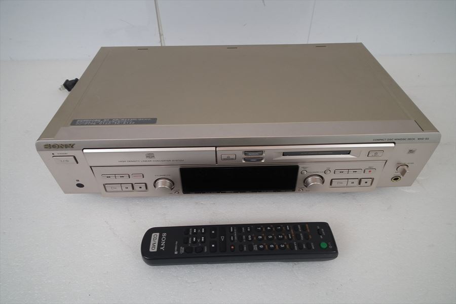 ☆SONY ソニー MXD-D3 CD/MDプレーヤー リモコン有り 動作確認済み 音