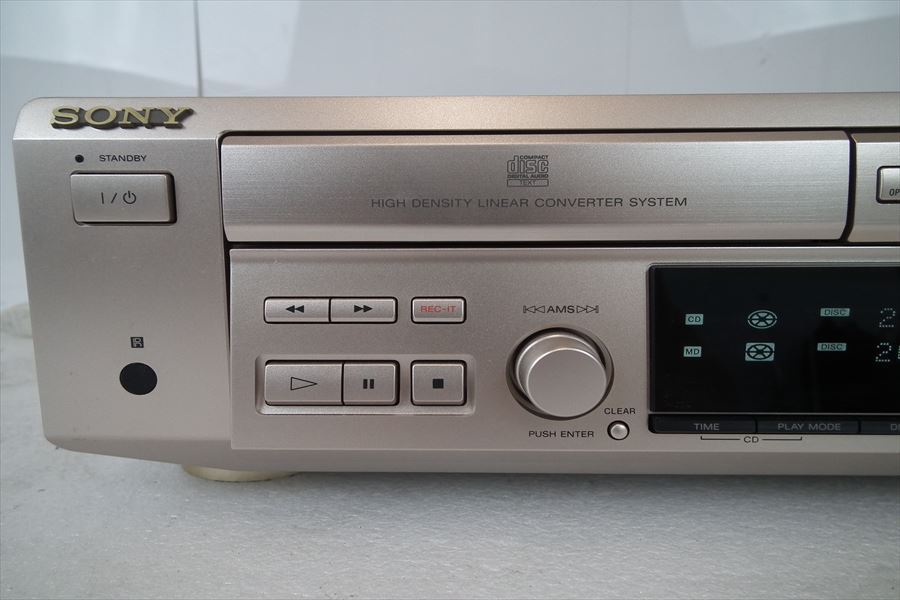 ☆SONY ソニー MXD-D3 CD/MDプレーヤー リモコン有り 動作確認済み 音