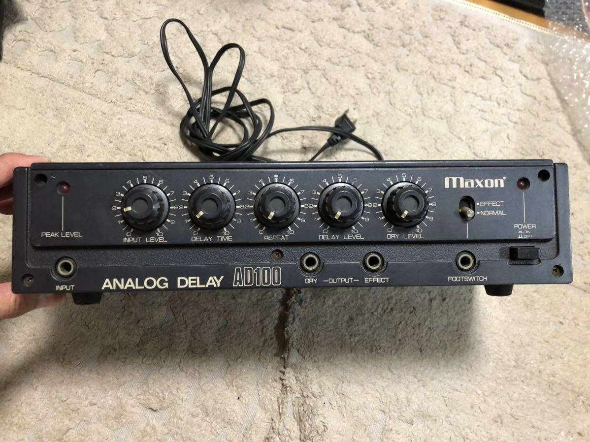 Maxon アナログディレイ AD100 名器 【公式通販】
