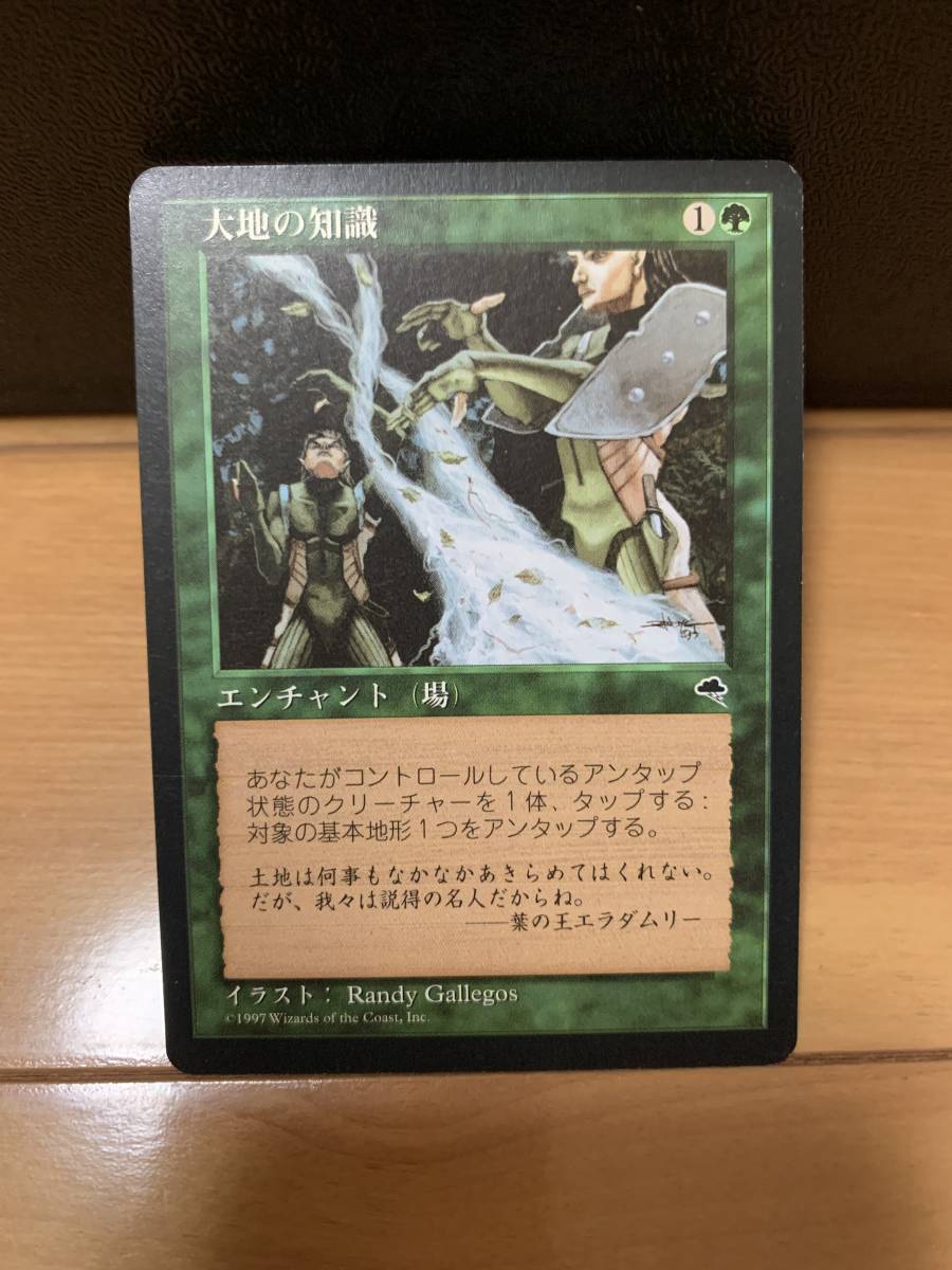 大地の知識 MTG Earthcraft 日本語 TMP EX]大地の知識⁄Earthcraft《日本