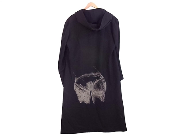 1円~】ヨウジヤマモト YOHJI YAMAMOTO 18AW HV-J35-126 シワ ギャバ お 