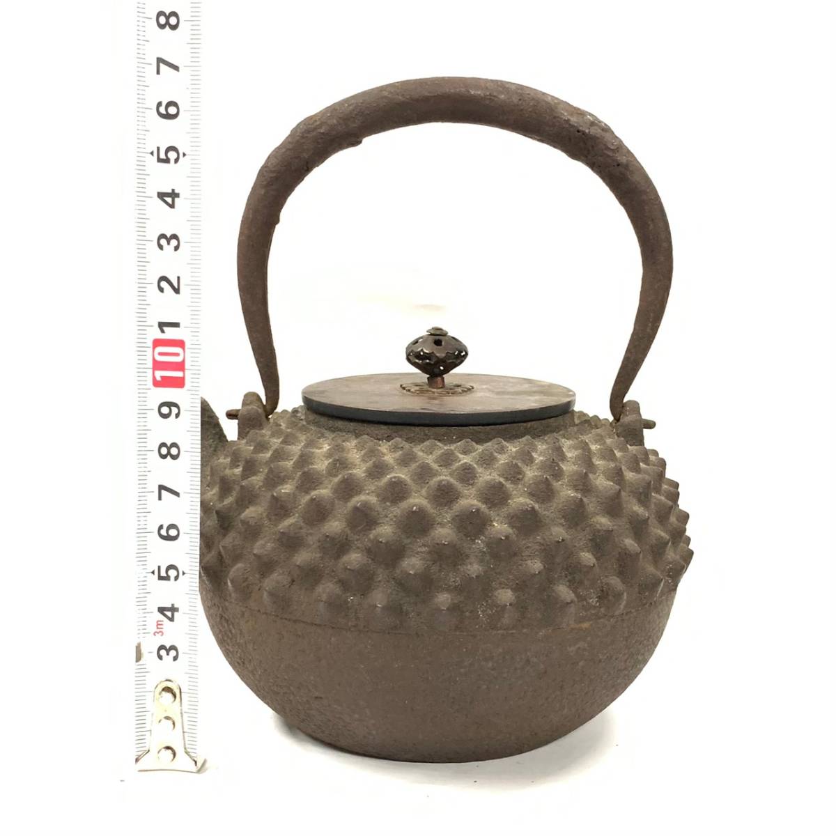 激安大特価，お買い得 C27s19X 祥雲堂 鬼霰鉄瓶 湯沸 茶器 茶道具 骨董 