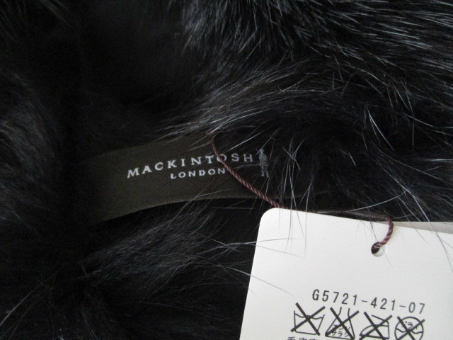◆マッキントッシュ　フォックス　ティペット　新品タグ付き◆ MACKINTOSH | マッキントッシュ 茶 マッキントッシュフィロソフィー フェイク