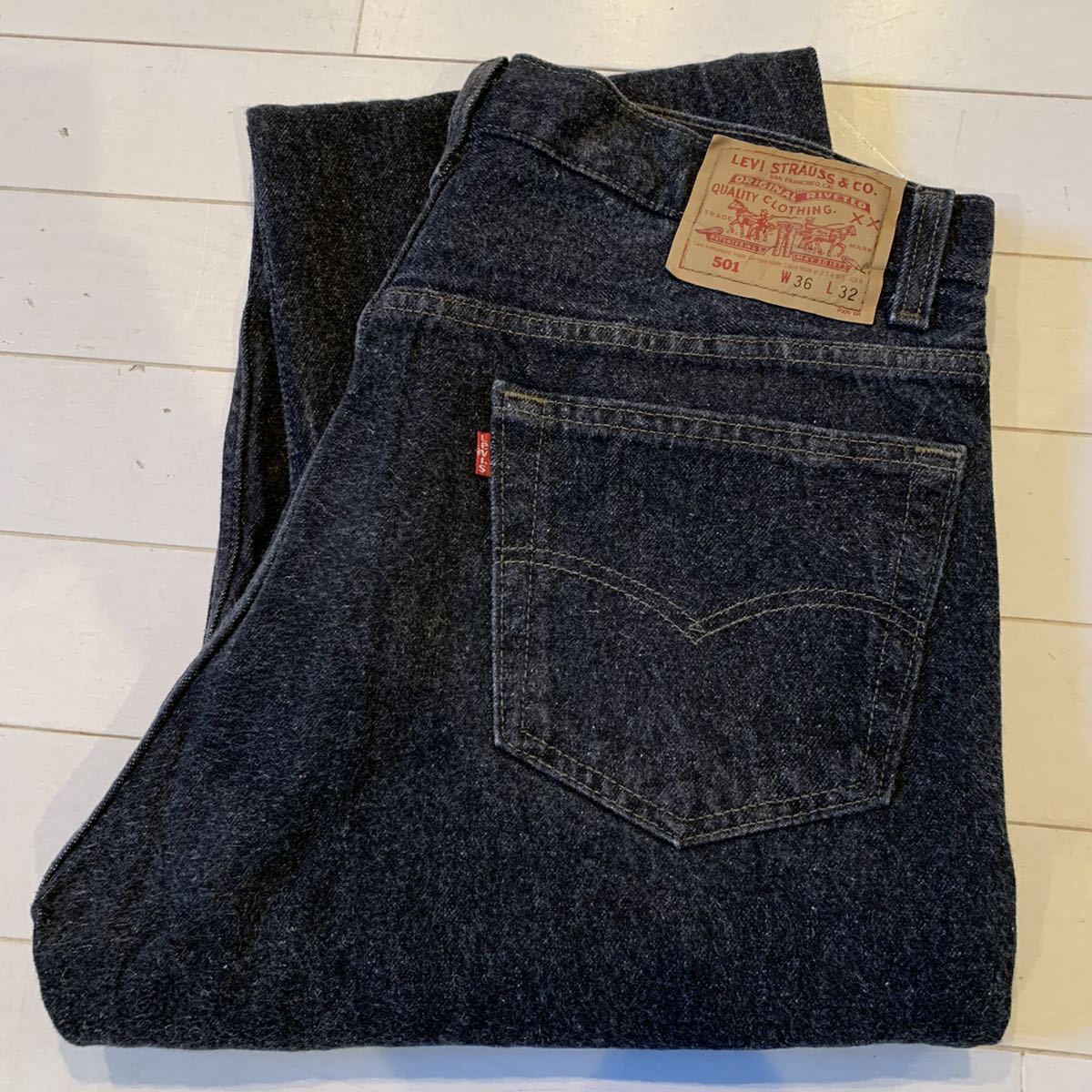 0 80s リーバイス W29 L34 Levis 【先染め】LEVI