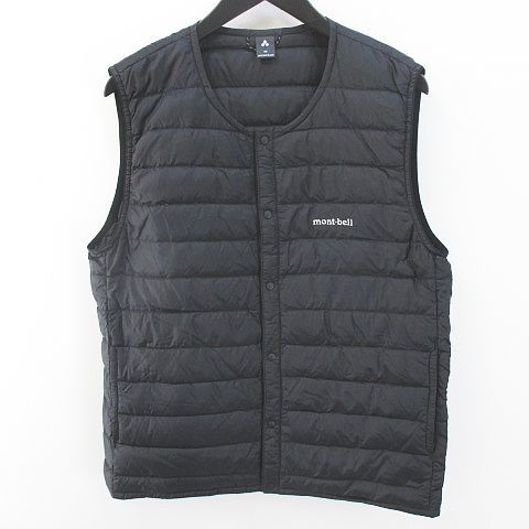 ベスト モンベル Men's｜モンベル ダウンベスト ブラック スペリオダウン ダウン mont bell | ライトアルパインダウン [モンベル] mont-bell Vネックベスト ナイロン Men's（メンズ