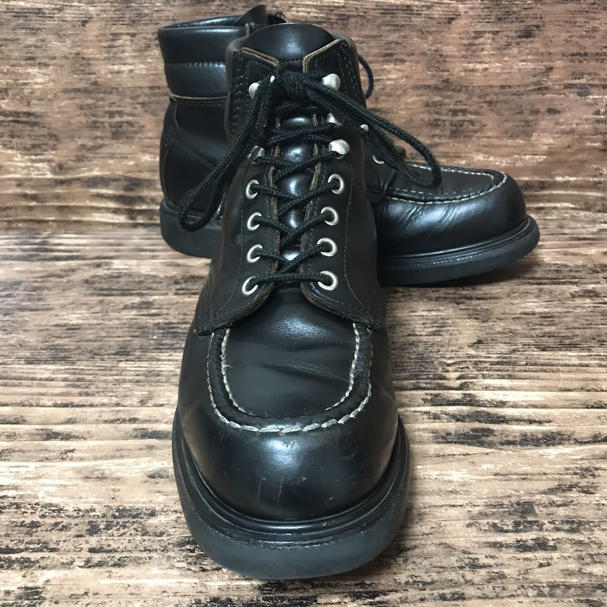 茶芯確定 REDWING 8133 US 7 1/2 E 刺繍羽タグ IRISH SETTER レッド 