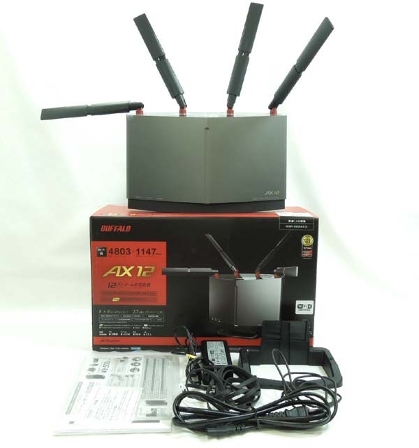 周辺機器 BUFFALO AX12 Wi-Fiルーター WXR-5950AX12 バッファロー 無線