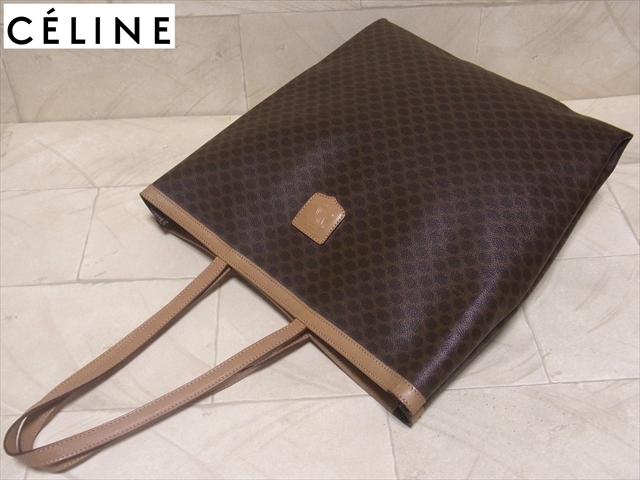 綺麗 CELINE セリーヌ マカダム ロゴ トートバッグ ショルダー 綺麗 CELINE セリーヌ マカダム ロゴ トートバッグ ショルダー