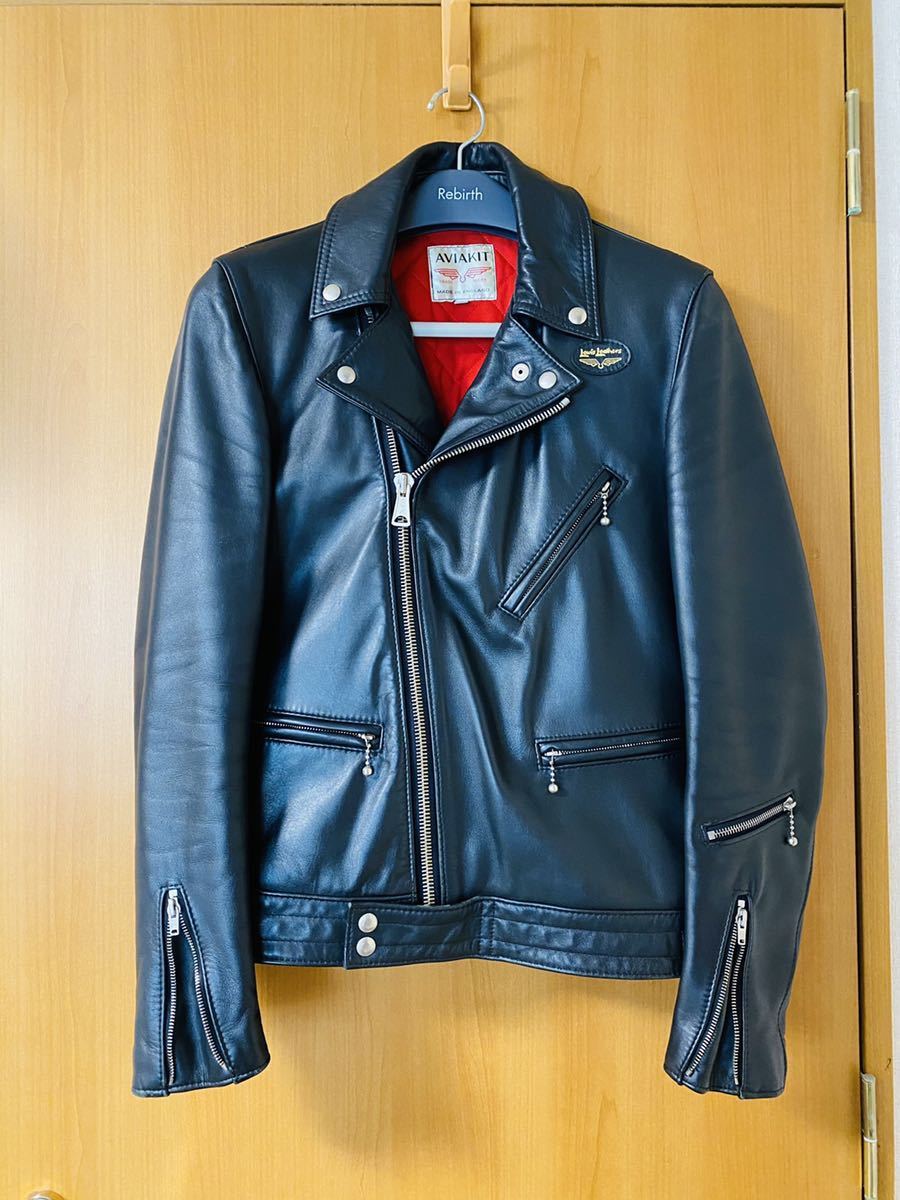 超希少 Lewis Leathers ルイスレザー ライダースジャケット ダブルライダース レザーライダース サイクロン カウハイド 36