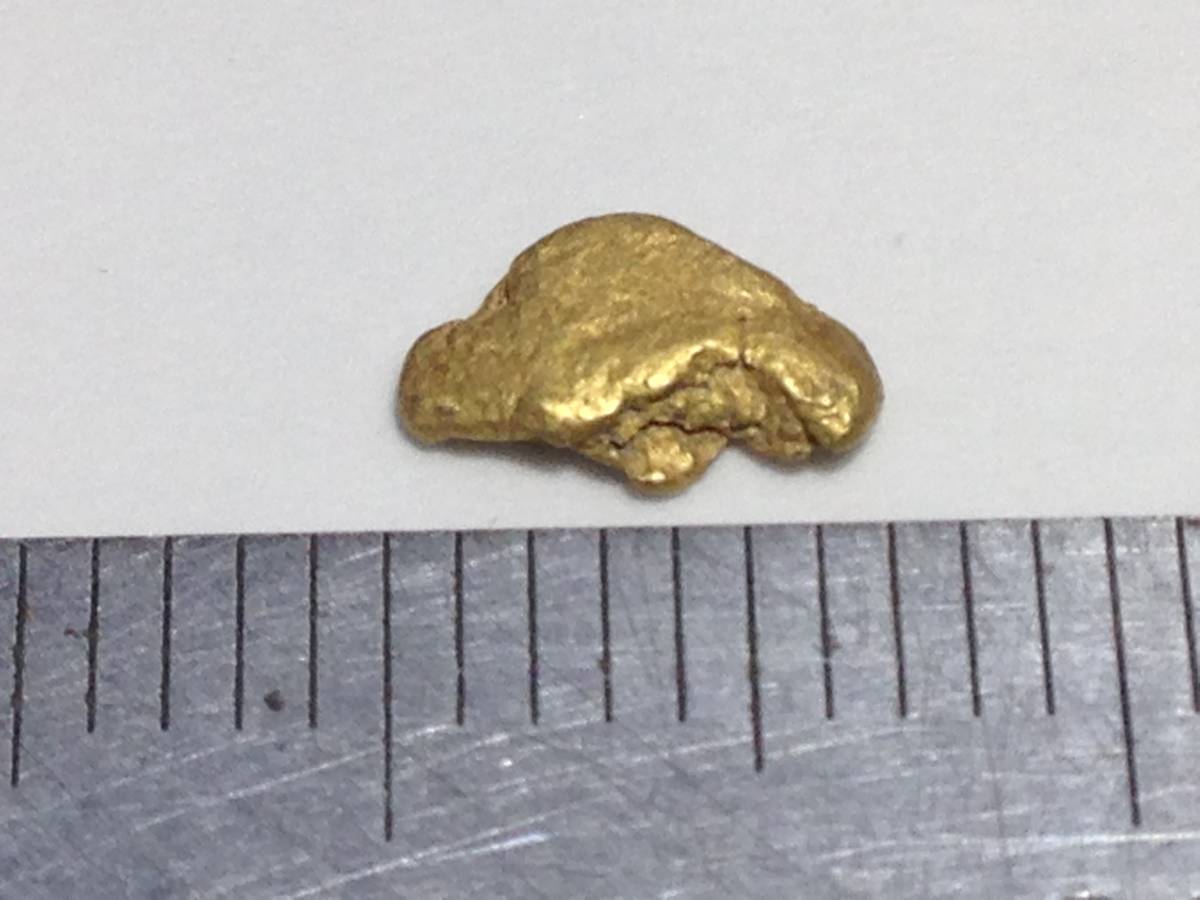 日本の天然鉱物 自然金 砂金 B2 自然金 砂金 国産鉱物／標本／自然金(