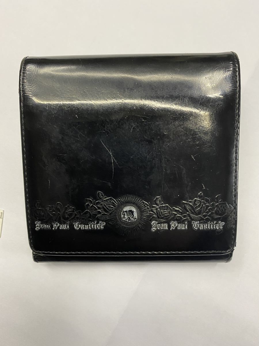 Jean Paul GAULTIER 折り財布 黒