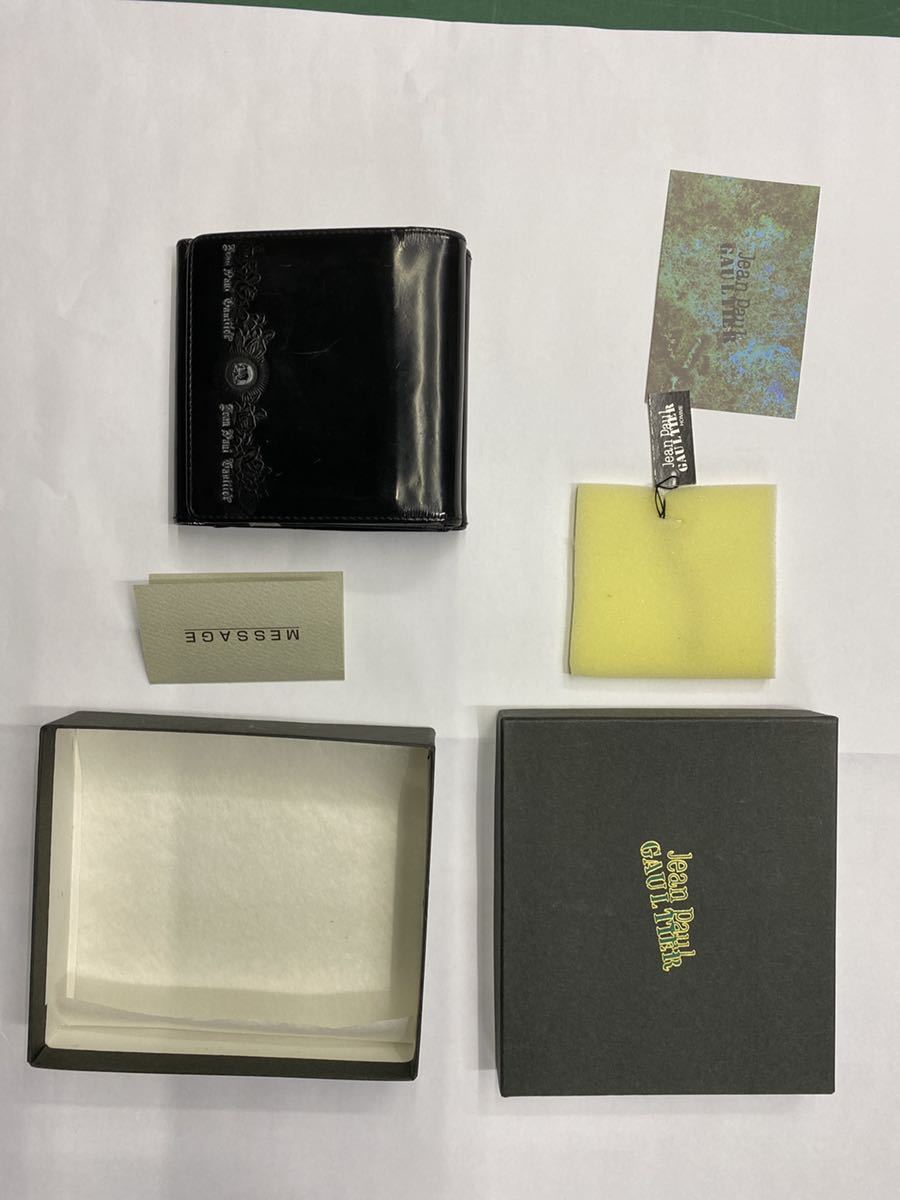 Jean Paul GAULTIER 折り財布 黒