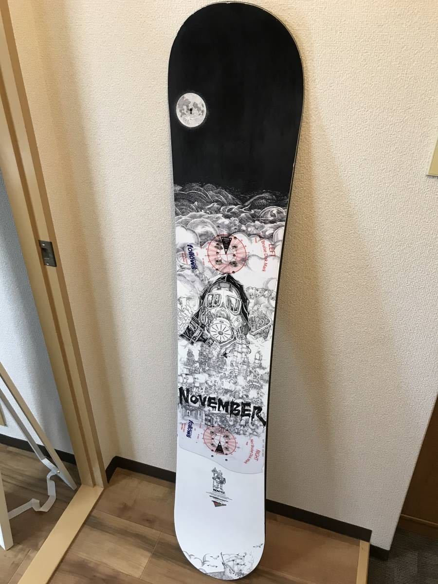 NOVEMBER ARTISTE 150 スノーボード NOVEMBER ART ROCKER 150cm