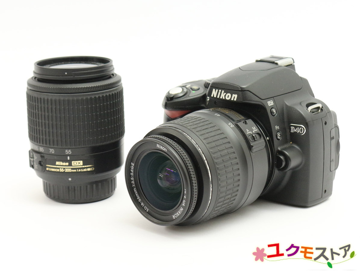 Nikon D40 ダブルズームキット デジタル一眼レフカメラ ニコン レンズ 