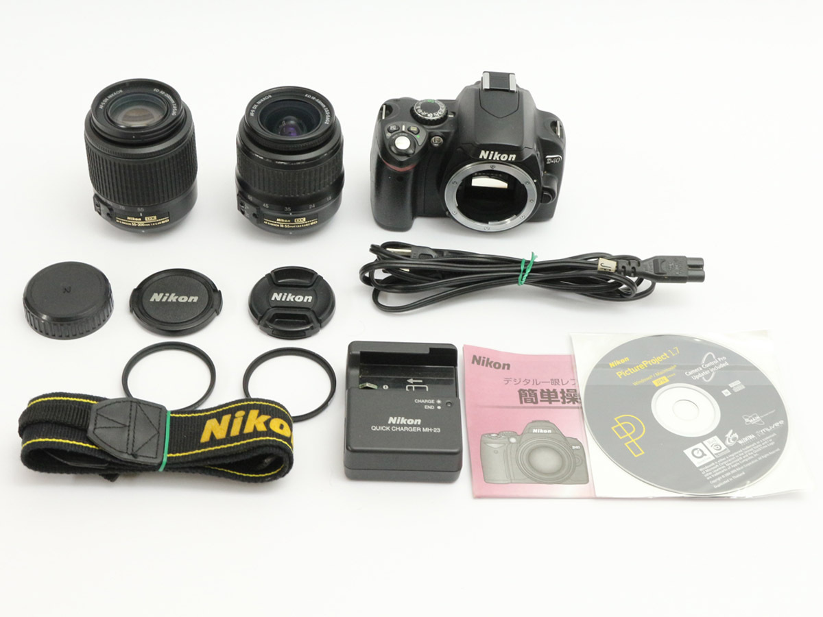 Nikon D40 ダブルズームキット デジタル一眼レフカメラ ニコン レンズ 
