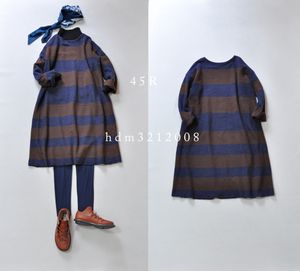 45rpm フロート二重天竺フリルワンピース。美品❣️ （45r ワンピース  