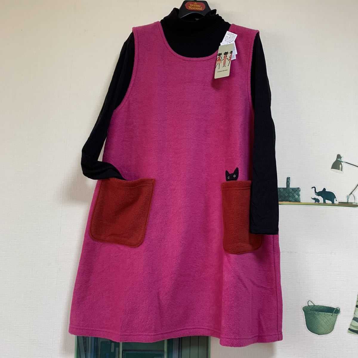 正規品，100%新品 マタノアツコ 可愛いふわもこエプロン JSK ルームウェア(エプロン)｜売買されたオークション情報、yahooの商品情報をアーカイブ公開 - オークファン エプロン