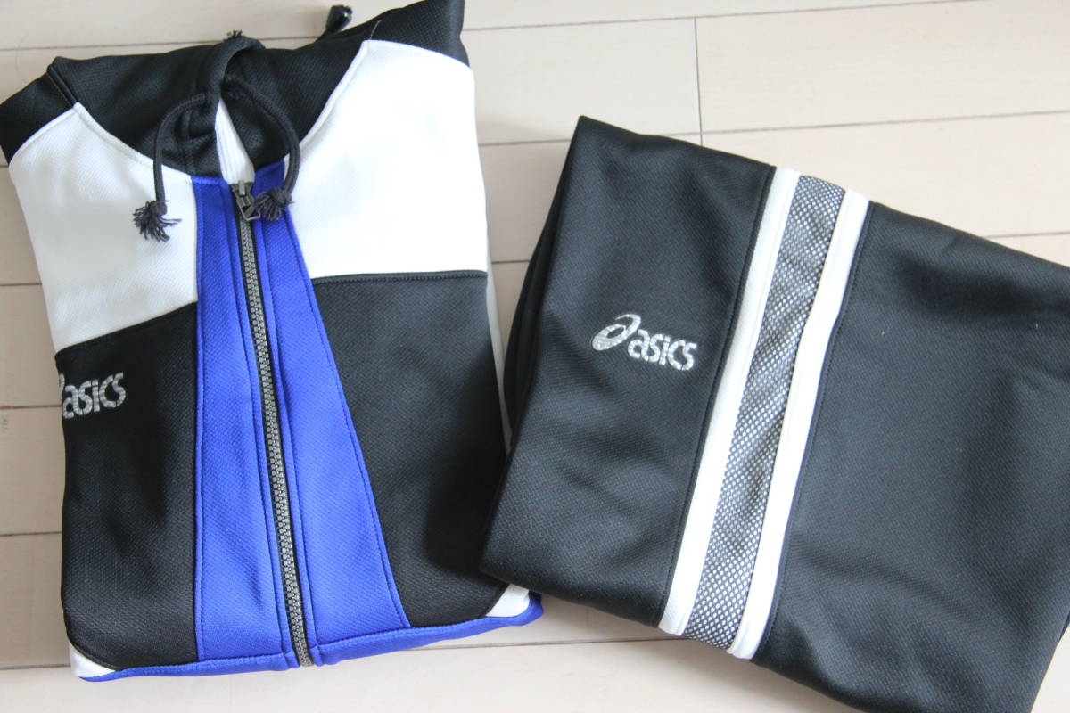 セットアップ メンズ 爆買 アシックス ジャージ上下セット ASICS（アシックス） パンツの通販 ジャムジー アシックスジャムジーの通販 S | ドライ ジャージ 未使用☆アシックス☆ジャムジートップ＆パンツ☆ターコイズ 吸汗 AIM