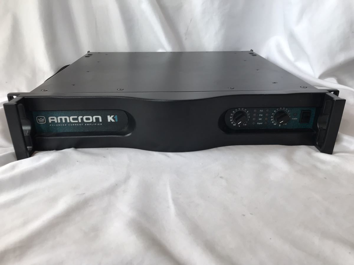 Amcron K パワーアンプ 本体 ショッピング特売中 AMCRON K1 パワーアンプ 【公式通販】
