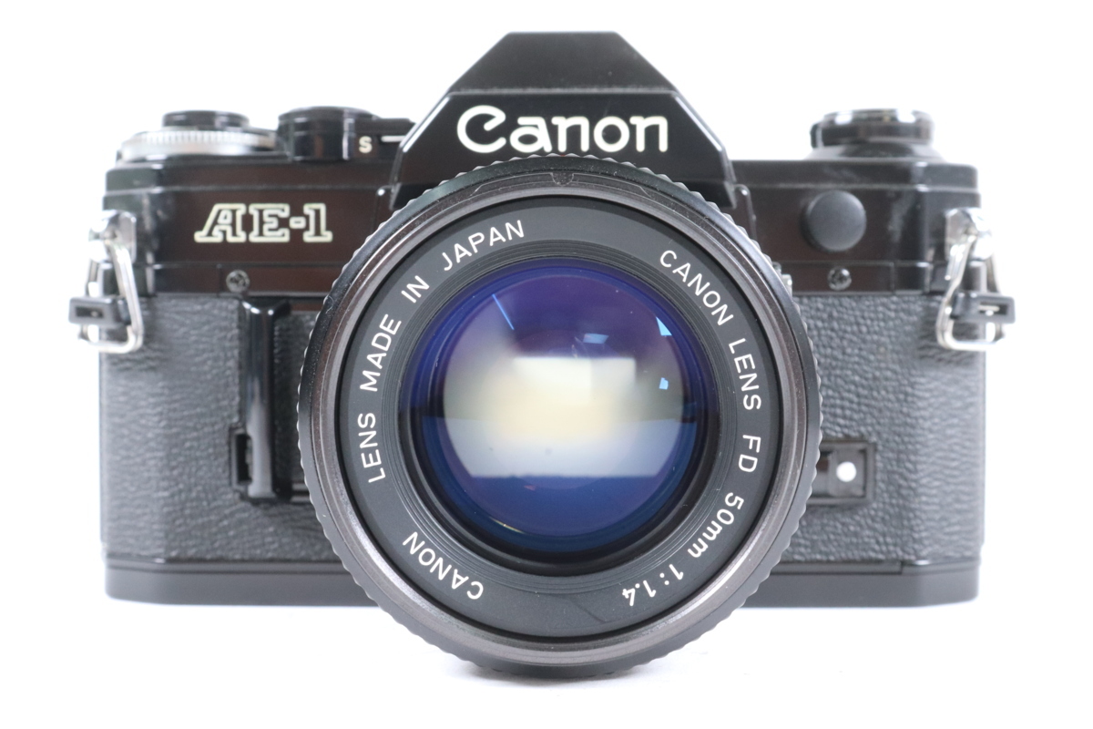 Canon AE-1 キャノン フィルムカメラ 一眼レフ レンズ LENS FD 50mm 1
