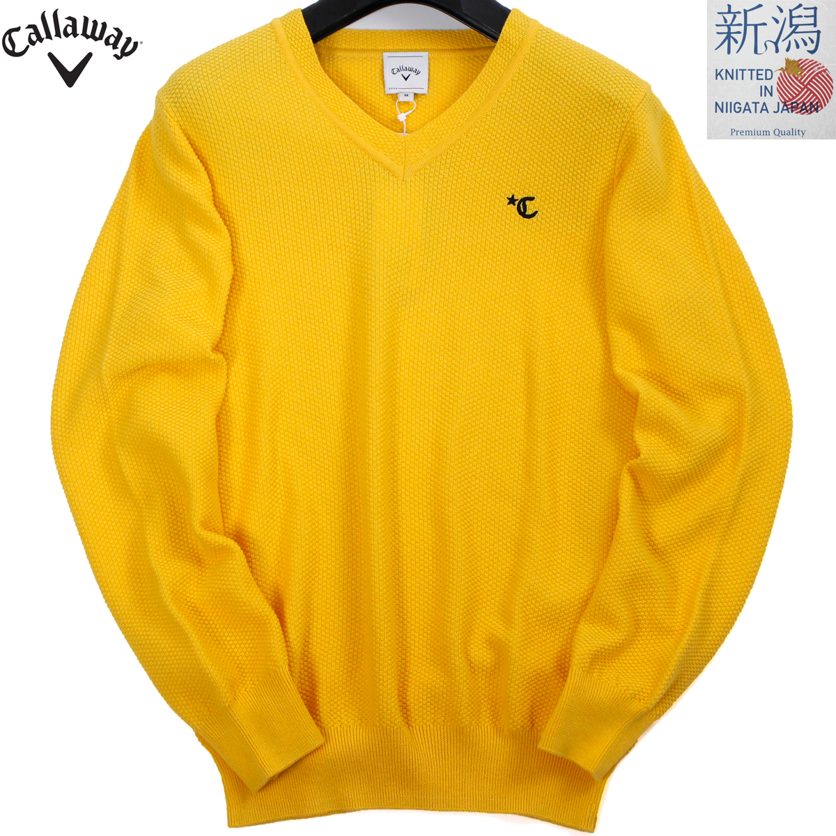 定価2.4万 秋冬 Callaway SELECT キャロウェイ セレクト カシミヤ Vネックニット 長袖シャツ L イエロー シャツ ゴルフウェア QZ63(キャロウェイ)｜売買されたオークション情報、yahooの商品情報をア シャツ