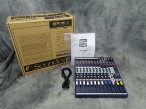 美品】Soundcraft サウンドクラフト EFX12 アナログミキサー