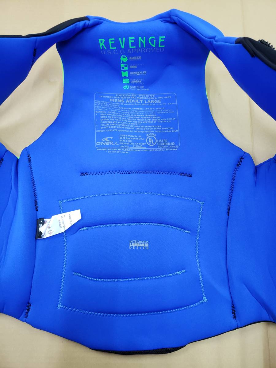 ライフジャケット Lサイズ ウエイクボード 水上バイク ジェットスキー