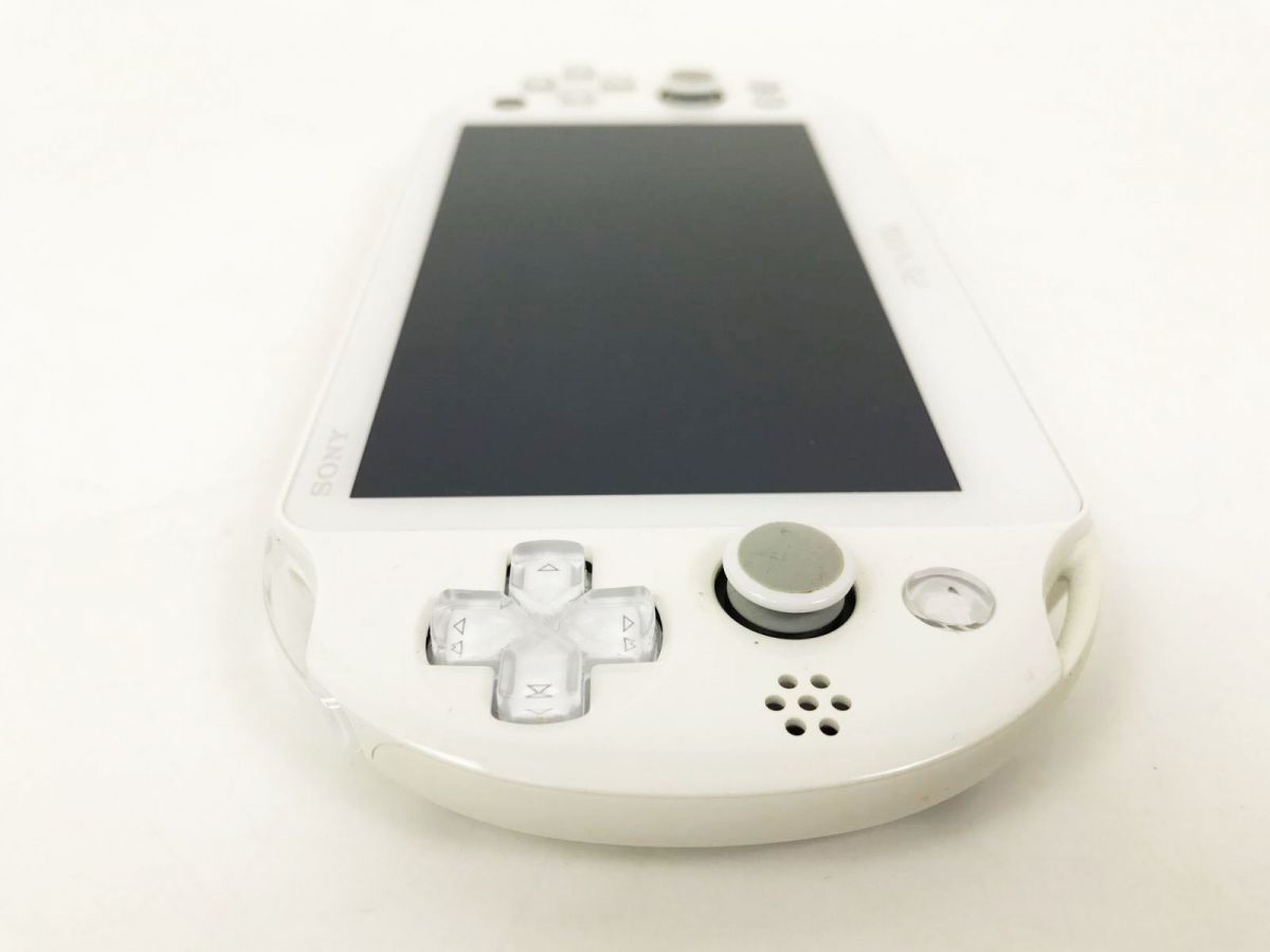 1円】PSVITA 本体 ホワイト 充電器 セット SONY PlayStation VITA PCH 