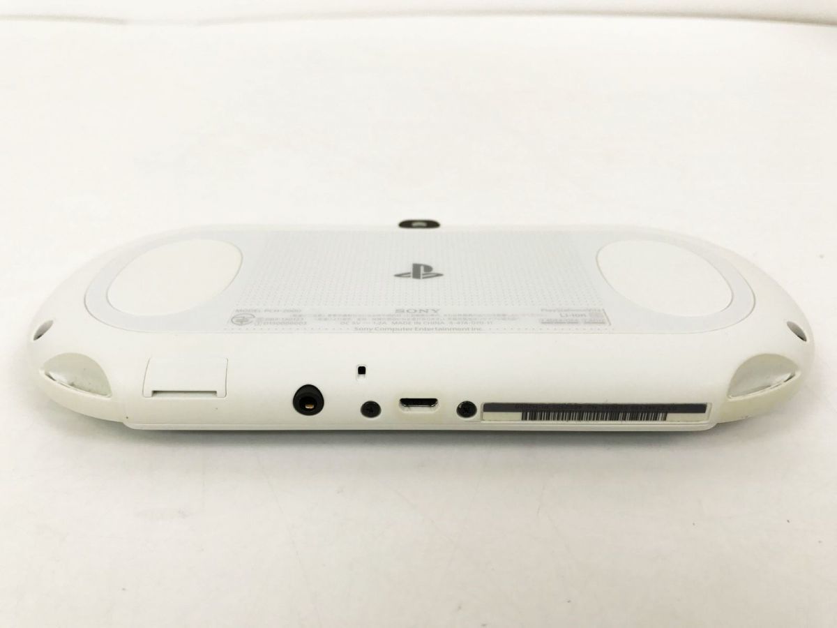 1円】PSVITA 本体 ホワイト 充電器 セット SONY PlayStation VITA PCH 