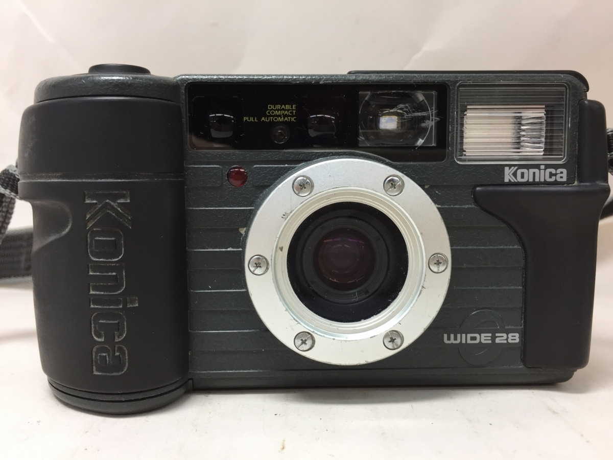 ジャンク Konica WIDE28 現場監督 シャッター不良 保証なし[13040