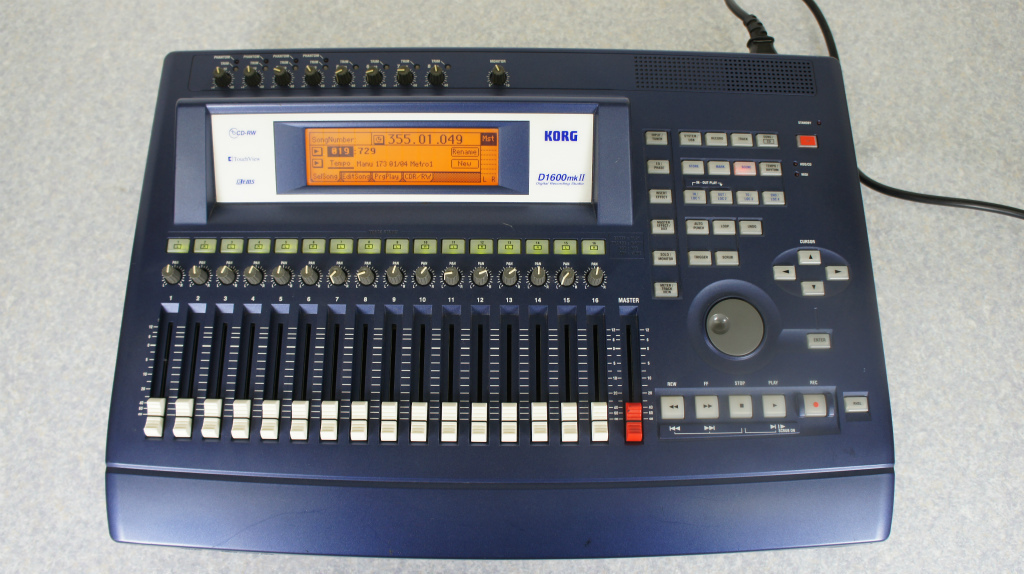【希少・取説付】コルグ デジタルレコーディング D1600mkII ジャンク扱い KORG D1600 Korg Digital デジタルレコーディング Recorder 16-Track