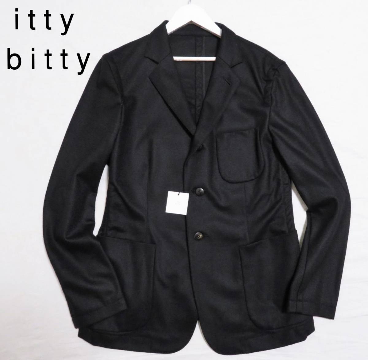 新品未使用 ittybitty イッティビッティ アンコンジャケット テーラード ウールブレザー メンズアウター 紳士 シンプルデザイン