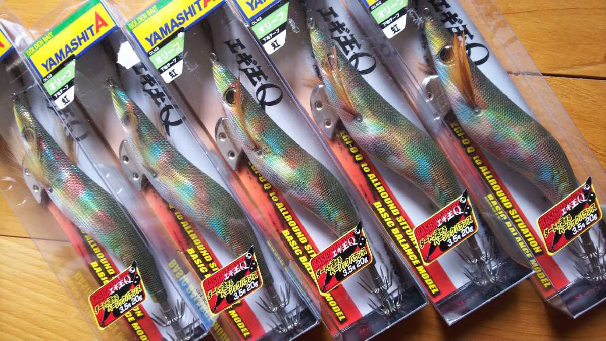 【高品質，大人気】 激レア オリーブ虹テープ OLN2 3.5号 5本セット エギ王Q ヤマシタ(3.5号)｜売買されたオークション情報、yahooの商品情報をアーカイブ公開 - オークファン 海水