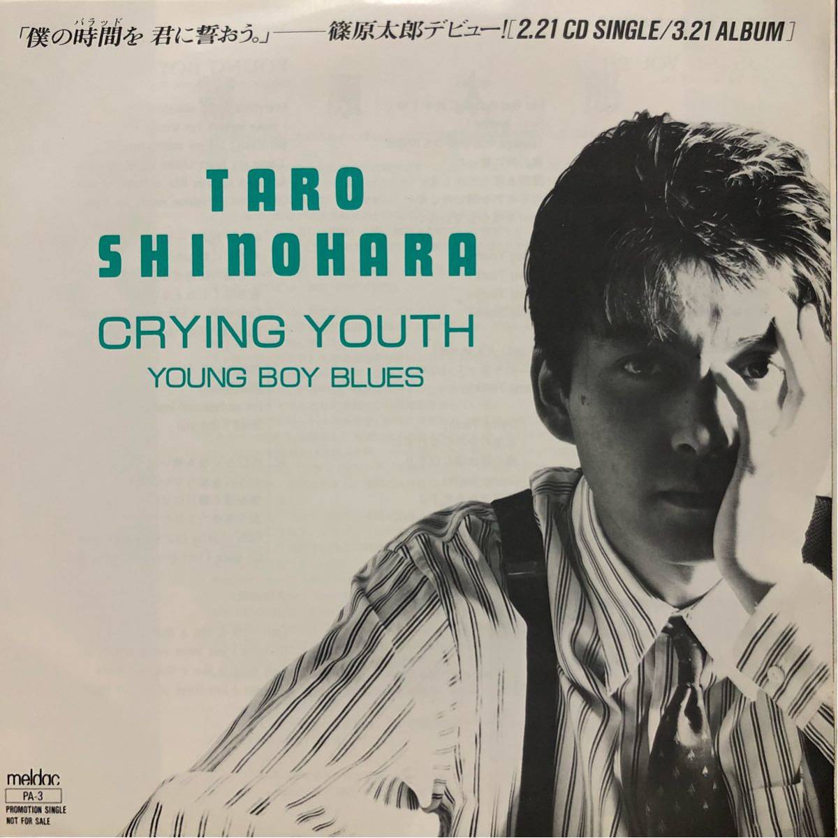 CRYING 新品未開封！稀少 公式通販 YOUTH 篠原太郎⁄ プロモLP 即決 