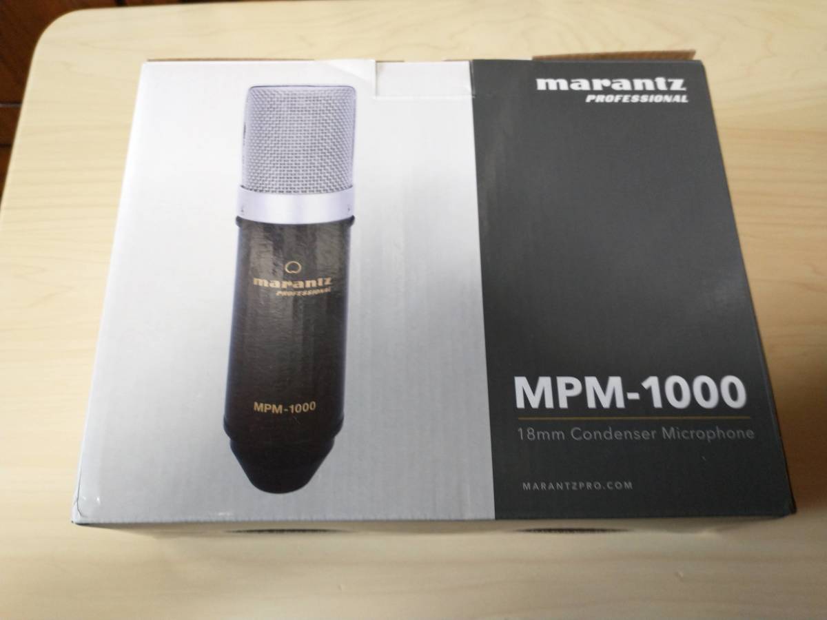 使用極少】marantz PRO MPM-1000 コンデンサーマイク 888M 付属品全付